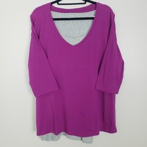 GAP Maternity nursing top with full cami H20